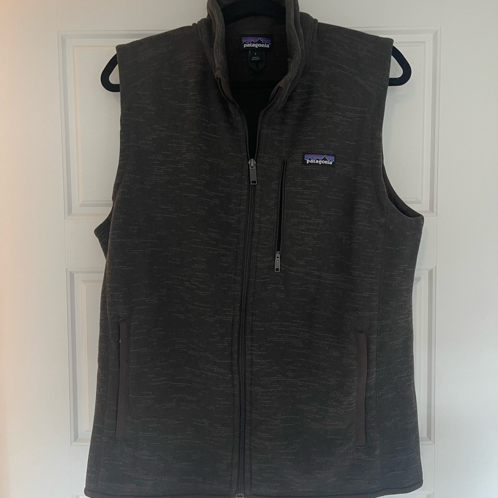 Patagonia Dark Brown Fleece Vest